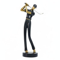 Golf Swing Figurine Nordic Style Golf Figurine Realistic Details Ornament for Living Room