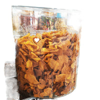Plastic Sealed Jar for Candy and Dry Goods with Transparent Round Design