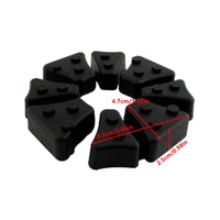 4 Pieces Vibration Damping Rear Wheel Damper Block Shock Absorbing Cush Drive Rubber Blocks