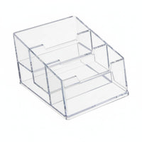 Acrylic Card Stand Tiered Organizer Space Saving for Desktop Collectors
