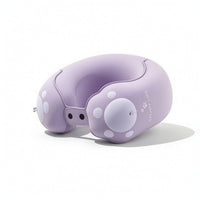 Inflatable Travel Neck Pillow Cooling U-Shaped Travel Pillow Compact Foldable for Children, Airplane, Car Rides