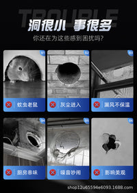 Ventilation Hole Cover for Wall - ABS Plastic, Multiple Sizes
