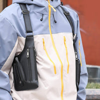 Underarm Harness Bag Adjustable Straps Chest Rig  Vest Pack for Cyclists, Runners, Outdoor, Sports, Biking