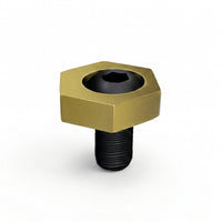 Adjustable Eccentric Nut with Cam Screw Titanium-Treated Eccentric Clamp Nut Hexagonal Cam-Style Lock Nuts Corrosion-Resistant for CNC Operators, Machinists, Fixture Setups