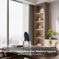 Natural Sample on Stand New Chinese Design Aesthetic Display Piece Modern Minimalist House Decoration for Interior Designers, Homeowners, Living Room