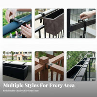 Adjustable Hanging Planter Shelf sturdyDuty bloom Pot Holder Easy Installation