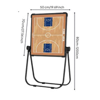 Foldable Training Board Floor Standing Tactic Board Foldable Strategy Folder Double-Sided Sports Equipment for Professionals