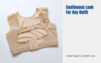 Nomovement Breast Band High Elasticity Antimovement Bra Band Discreet Design Adjustable Fit for Runners, Leap Roping, Running