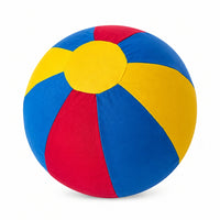 Heavy-Duty Dog Ball with Textile Cover Long-Lasting Inflatable Dog Ball Elastic Toy Deflatable for Dogs