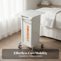 Cosmetic Tool Trolley 360-Degree Rotating Casters Wheeled Beauty Trolley Heavy Duty Spa Machine Rolling Stand for Cosmetic Specialists
