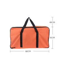 Oxford Cloth BBQ Grill Storage Bag Portable Grill Tool Storage Bag Wear-Resistant Barbecue Tool Case Large Capacity for Camping, Outdoor Travel
