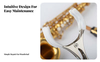 Available in 2 Sizes Saxophone Imperfection Removal Clip Strong Clamping Force Woodwind Imperfection Remover Long-Lasting Instrument Repair Tool Versatile for Saxophonists, Musicians, Music Stuimperfections, Workshop, Band Room, Home, Portable Use