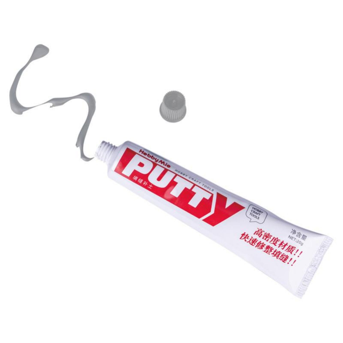 20 G Quick-Dry Formula Seam Filling Putty High-Density Model Filler Fine Texture Hobby Supply Sandable for Figurine Customization