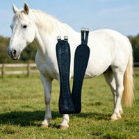 Padded Girth Strap Navy Contoured Girth Strap