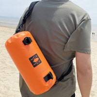 Motorcycle Tail Bag Roll-Top Motorcycle Rear Bag Tear-Resistant for Commuters