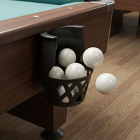 6 Pieces Billiard Drop Pocket Set Large Capacity Billiard Table Pockets TPE Material Pool Table Pockets for Game Room, Bar