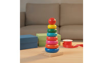 Wooden Stacking Piling Toy Rainbow Piling Toy Educational Rainbow Stacker for Young Children, Infants, Nursery, Preschool