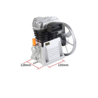 Efficient Cooling Fins Dual-Cylinder-Cylinder Air Compressor Pump Head Machine Component for Garage