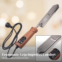 Digital Display Electric Honey Uncapping Corded Heated Uncapping Portable Honeycomb Cutter Lightweight for Apiary