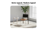 Upholstered Chair with a Curved Backrest Modernist Inspired Dining Room Furniture Padded Seat Ergonomic Design for Homeowners