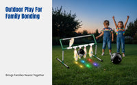 Kids Electric Light-Up Bowling Set, Outdoor Sports Toy, Multi-Play Sandbag Toss Game