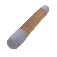 Removable Cylindrical Body Pillow Textured Support Pillow with Zipper Cover Washable Supportive for Side Sleepers, Bed, Reading