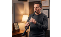 17-Key B-Flat Clarinet Nickel-Plated B-Flat Clarinet Lightweight Woodwind Instrument Easy to Use for Beginners, Students