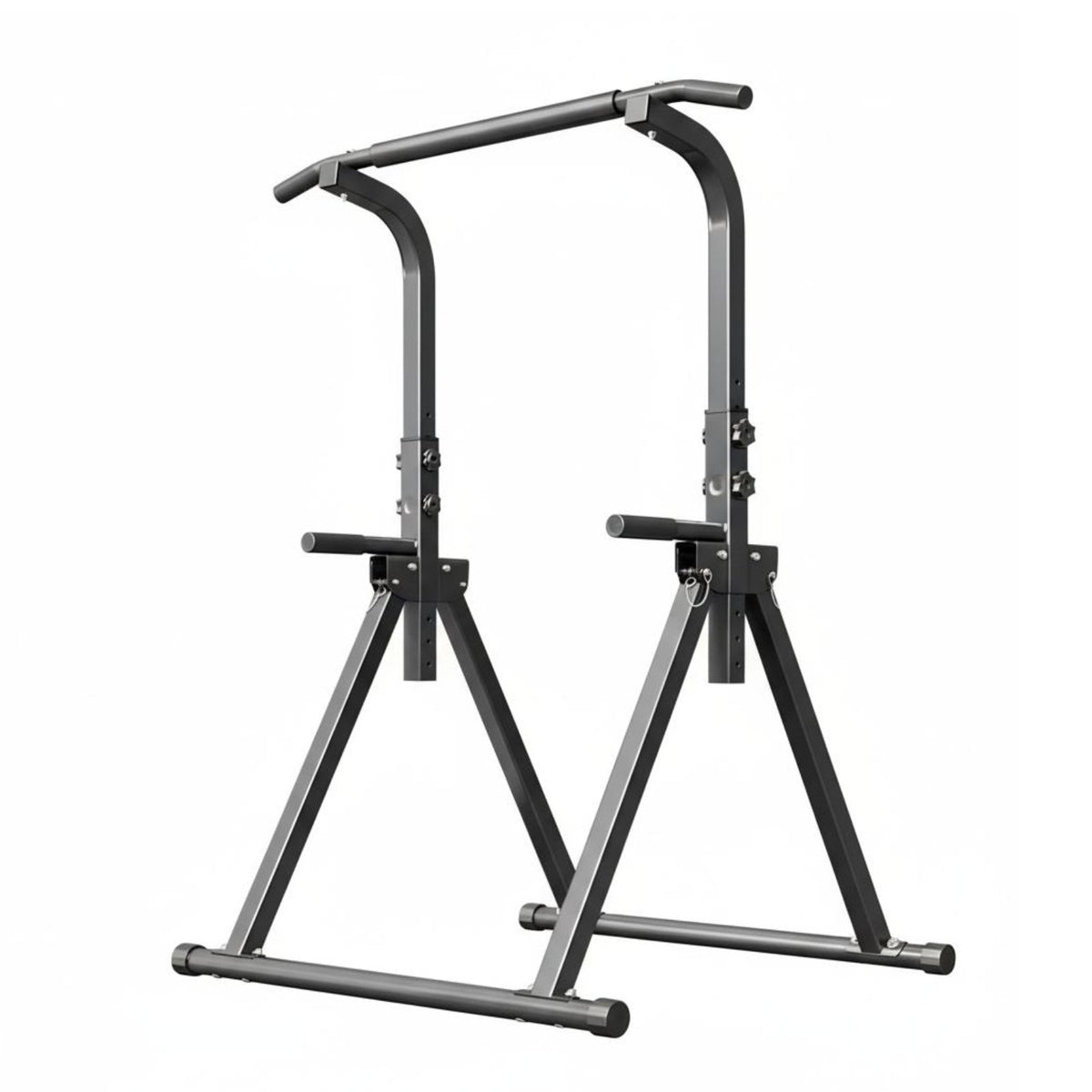 Chin-Up Bar Station, Indoor Home Gym, Foldable, Adjustable Height, Sturdy Steel Frame, Multi-Function Fitness