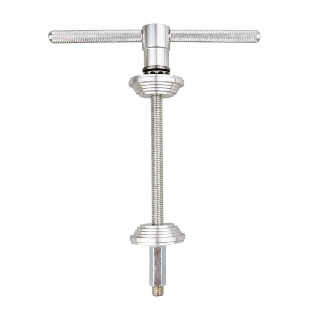 T Handle Cycle Headset Press Labor-Saving Design Bike Headset Installation Tool Wide Compatibility Bottom Bracket Installation Tool Metal Body for Cyclists, Workshop, Garage
