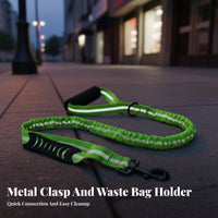 Shock Absorbing Dog Leash Reflective Dog Leash Pet Supplies for Large Dogs, Night Walking, Training