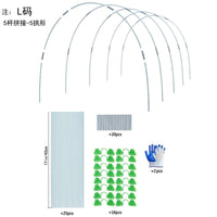 DIY Garden Hoops Easy to Assemble Garden Hoops with Clips Sturdy Hoop Kit with Clips Reusable for Gardeners