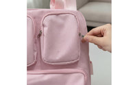 Tourist Satchel Bag with Attachment Detachable Suitcase Hanging Bag Multi Compartment Organizer with Storage Pockets for Journeyers, Commuting