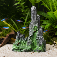 Aquarium Mountain Ornament Fish Tank Decoration Artificial Rockery Landscape Micro-Landscape Decor