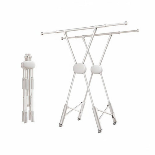 X-Frame Foldable Drying Rack Floor-Standing Accordion Drying Rack Space-Saving