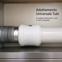 PVC Duct Exhaust Backdraft Damper for Kitchen Range Hoods and Public Flues