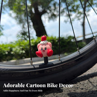 Tire Valve Stem Cap Easy to Install Decorative Valve Stem Cap for Anime Fans, Cyclists, Outdoor Biking, Daily Commute, Desk Decoration