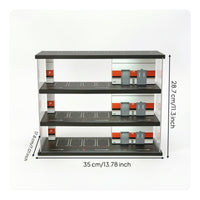 Parking Garage Display Miniature Display Case with Parking Slots Slim