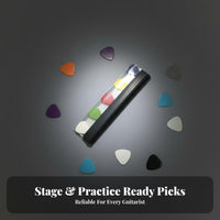 Audio Stand Pick Holder Quick Reach Mic Stand Guitar Pick Fastener Attach-on Plectrum Holder Easy to Install for Band Practice