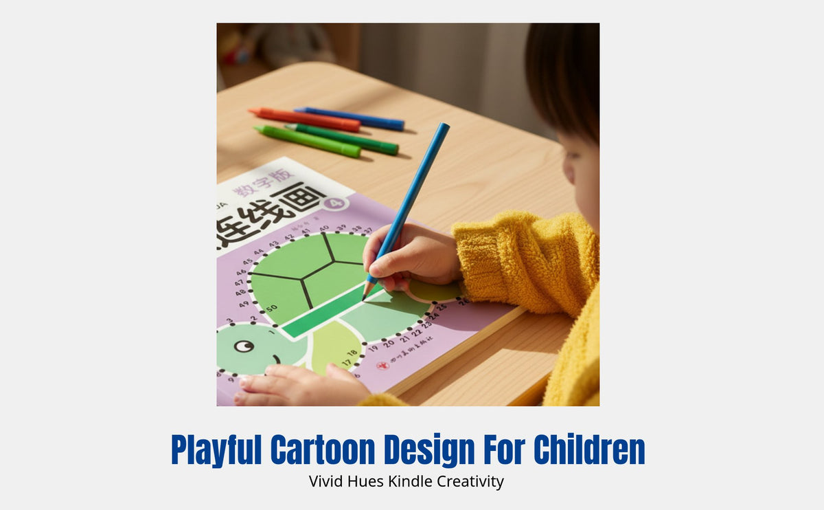 Preschool Connect the Dots Drawing Book, Coloring, Early Learning, Fun Activities for Kids