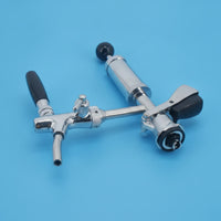 Rate-Control-Regulating Beer Dispenser with Pump Chrome-Plated Keg Tap with Faucet Heavy-Duty Hardware for Homebrewers