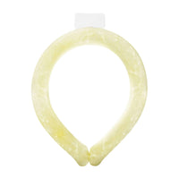 Front-gapFront Neck Cooling Collar Translucent Neck Cooling Collar Non-Electric Flexible for Hot Weather, Outdoor