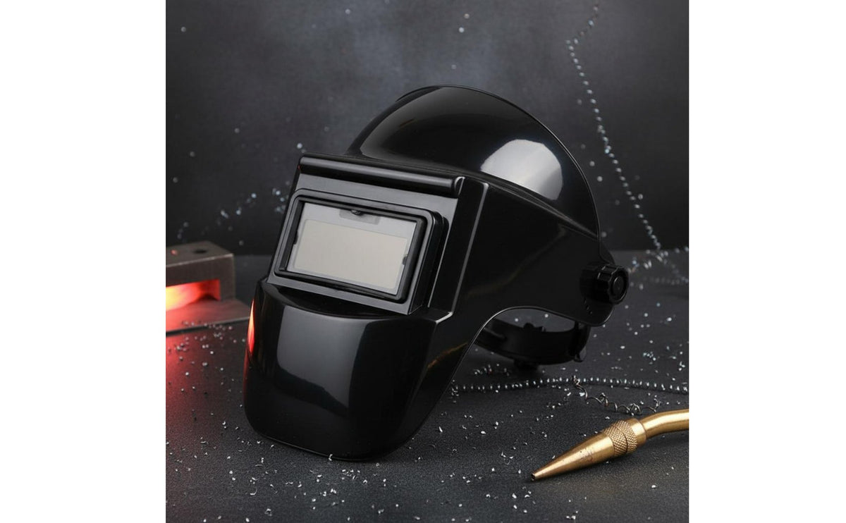 Auto Darkening Metal Joining Helmet Heat Resistant Electrical Metal Joining Face Guard Welder Face Guard Flip-up Visor Large