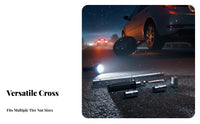 Cross Tire Wrench Set Labor-Saving 4-Way Lug Wrench Compact & Portable for Women