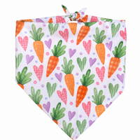 Dog Bandana For Easter, Cartoon Polyester Design, 64x45cm Pet Neckerchief, Big Brother Dog Bandana
