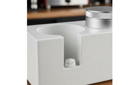 Stable and Long-Lasting Espresso Tamping Station Adjustable Height Portafilter Tamper Stand for Baristas