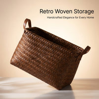 for Shelves, Hand-Woven Toy Baskets for Organizing, Large Capacity Storage Hampers, Decorative Baskets for Home, Bedroom Storage Baskets