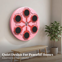 Adjustable Speed Wall-Mounted Boxing Target Machine Bluetooth Connection Electronic Boxing Coach Multiple Speeds Wall Mounted Punching Pad Space Saving