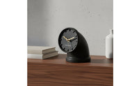 Ceramic tube Clock Quiet Mechanism Industrial Style Desk Clock for Bookshelf