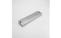 Drip Tray with Perforated Top Rust-Resistant Coffee Drip Tray Low-Profile Stainless Steel Drain Box for Cafes