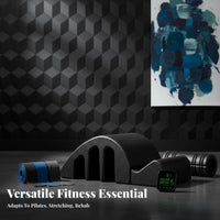 Versatile Use Pilates Spine Corrector Odorless Expanded Polypropylene Foam Support Easy to Grip Arched Back Massage Stretcher for Mind-Body Practice Enthusiasts, Office Workers, Athletes, Core Strengthening, Home Gym, Floor Workout